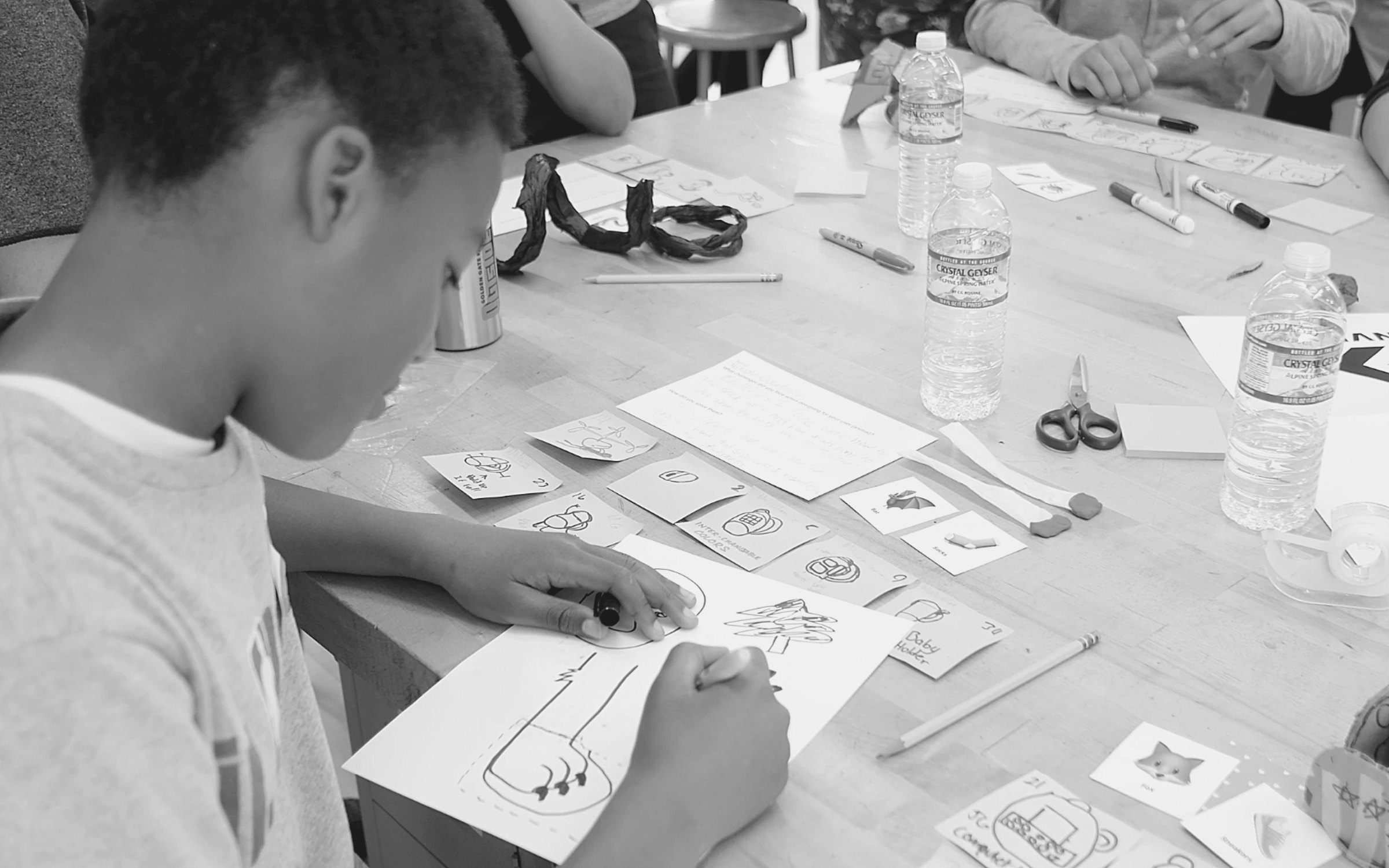 A student at a Youth Design Academy in Oakland