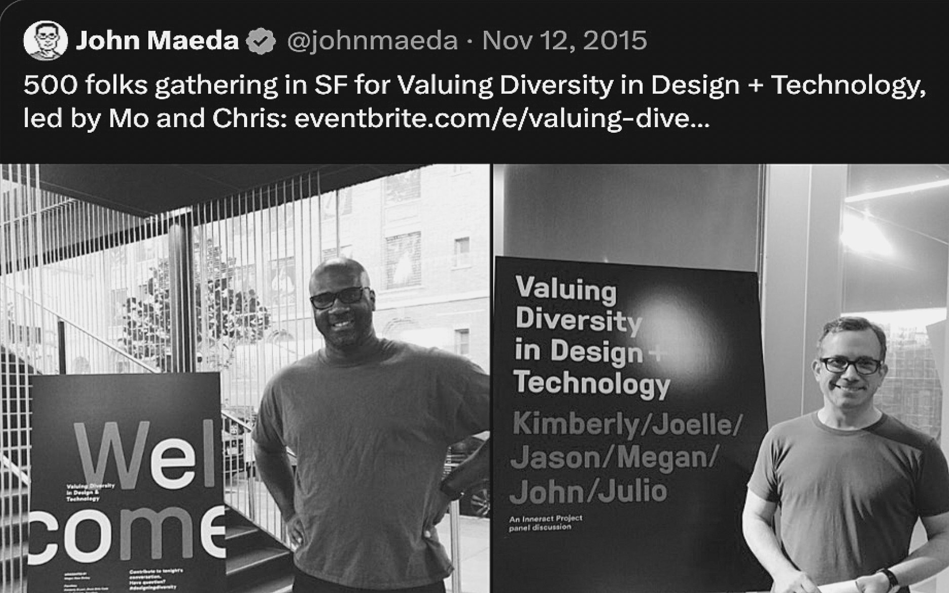John Maeda on Twitter, November 12, 2015